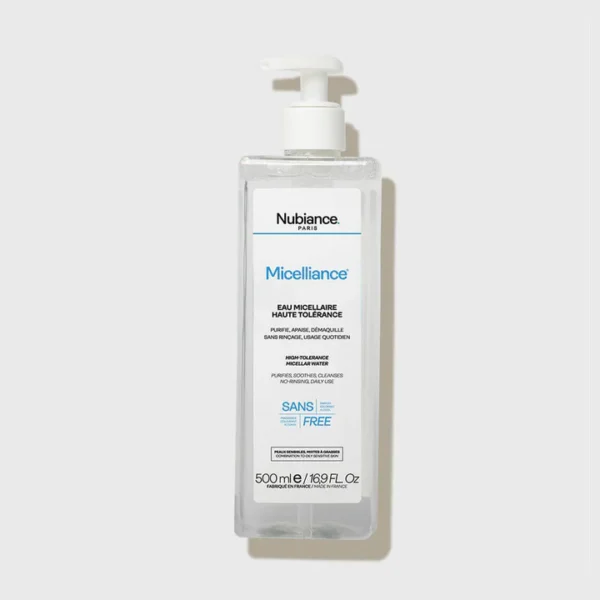 Nubiance Micelliance 0% – Eau Micellaire Haute Tolérance 500ml