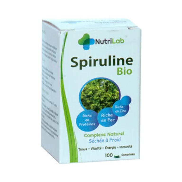 NutriLab Spiruline Bio 120 Comprimés