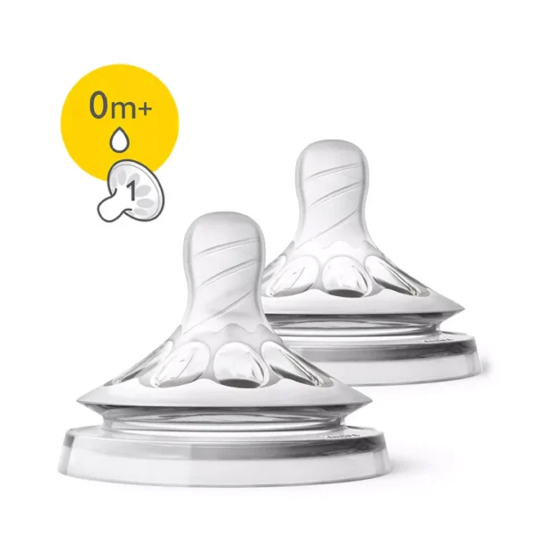 AVENT 2 Tétines Natural Nouveaux +0m scf041/27