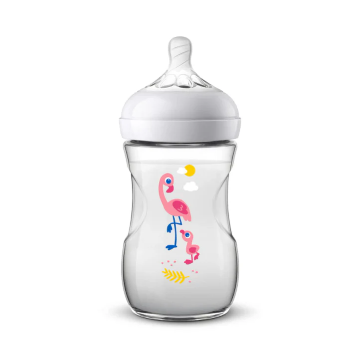AVENT Biberon Naturel Flaming 260ml +1m Scf070/21