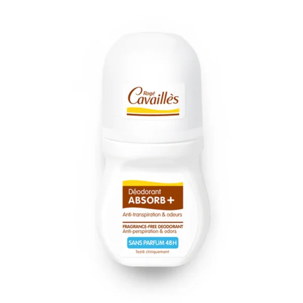Rogé cavaillès Déo Absorb+ Sans Parfum 48h Roll-on 50ml