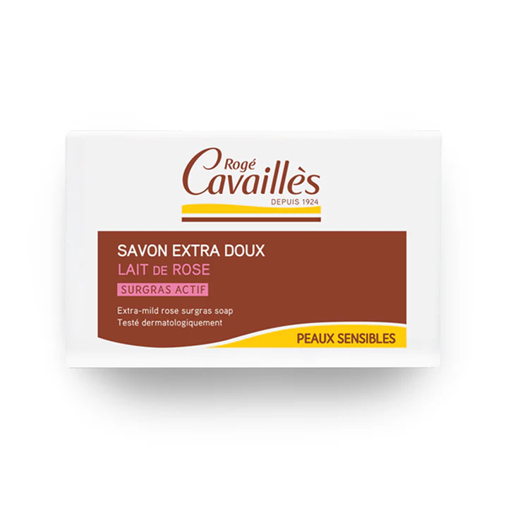 Rogé cavaillès Savon Surgras Extra-Doux Lait de Rose 150g