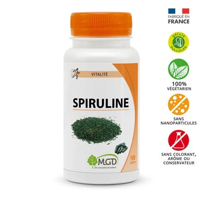 MGD Bio Spiruline boite 200 gélules
