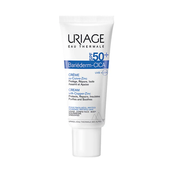 Uriage Bariéderm Cica Crème SPF50+ Au Cuivre-Zinc 40ml