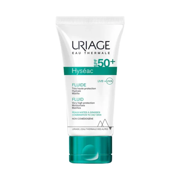 Uriage HYSÉAC Fluide SPF50+ 50ml = GEL NETTOYANT 50ML OFFERT