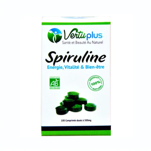 Vertu Plus Spiruline 100 Comprimés