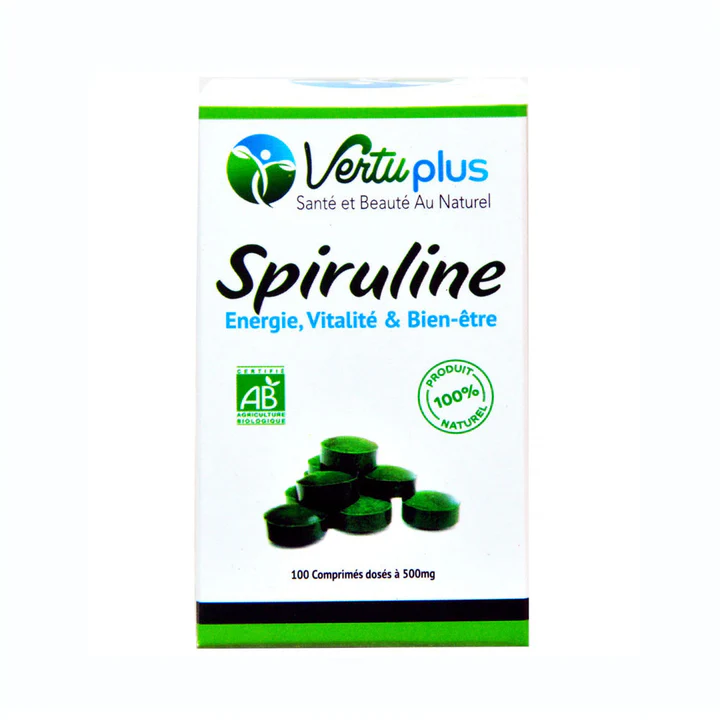 Vertu Plus Spiruline 100 Comprimés