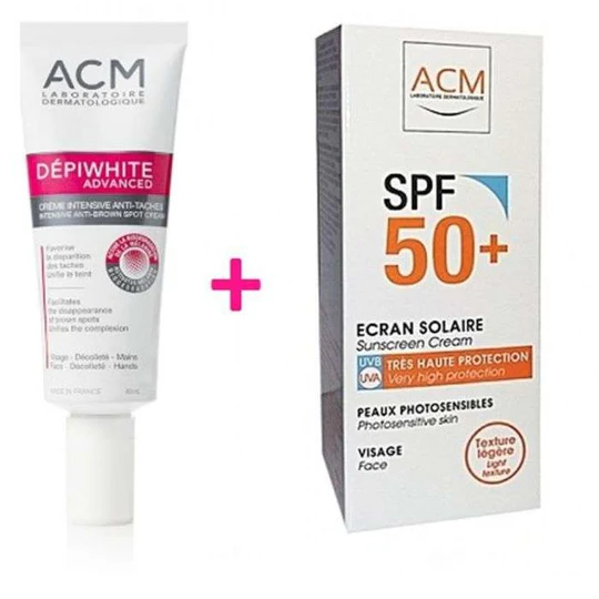 ACM Dépiwhite Advanced Crème intensive anti-taches + ACM Ecran Solaire Offert