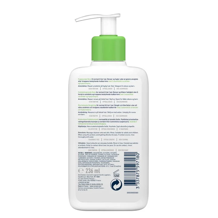 Cerave Crème Lavante Hydratante