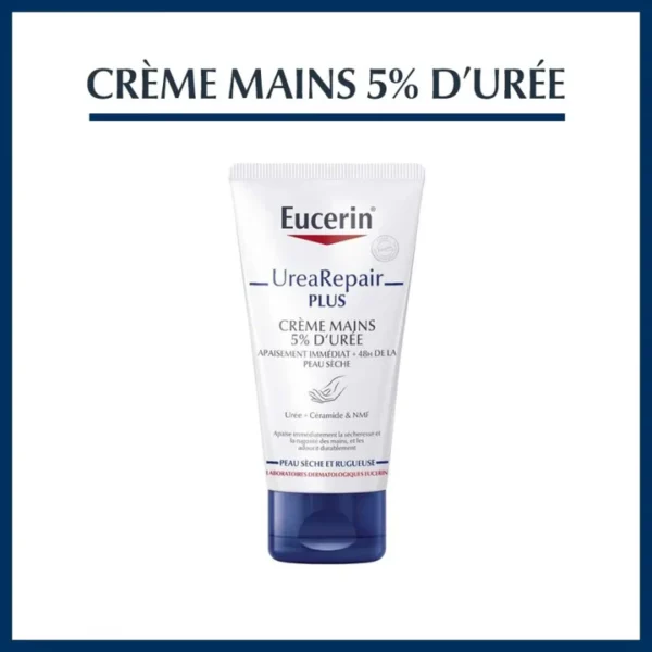 Eucerin UreaRepair PLUS Crème Mains 5% d’Urée 75ml
