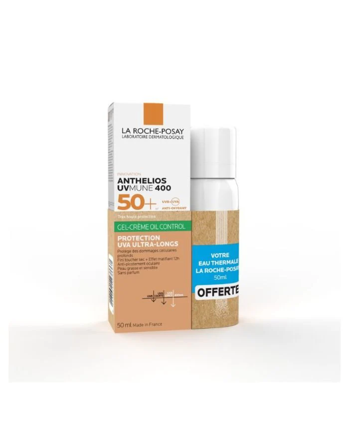 La Roche Posay Anthelios UVMUNE 400 Oil Control Gel-Crème SPF50+ Invisible 50ml