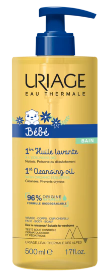 Uriage BÉBÉ 1ére Huile Lavante Apaisante 500ml