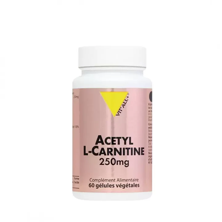VITALL+ Acétyl L Carnitine 250mg Boite 60 Gélules
