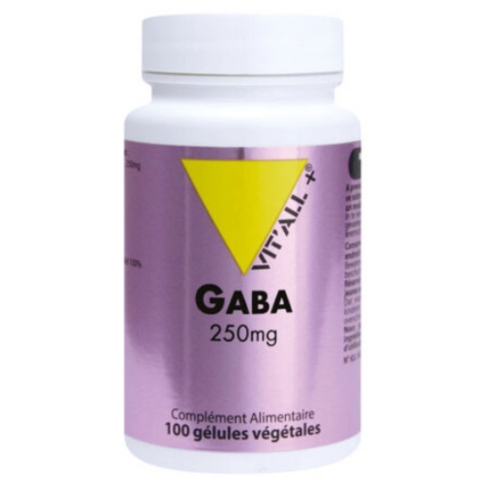 vitall-gaba-250mg-100-gelules VITALL+ Gaba 250mg Boite 100 Gélules